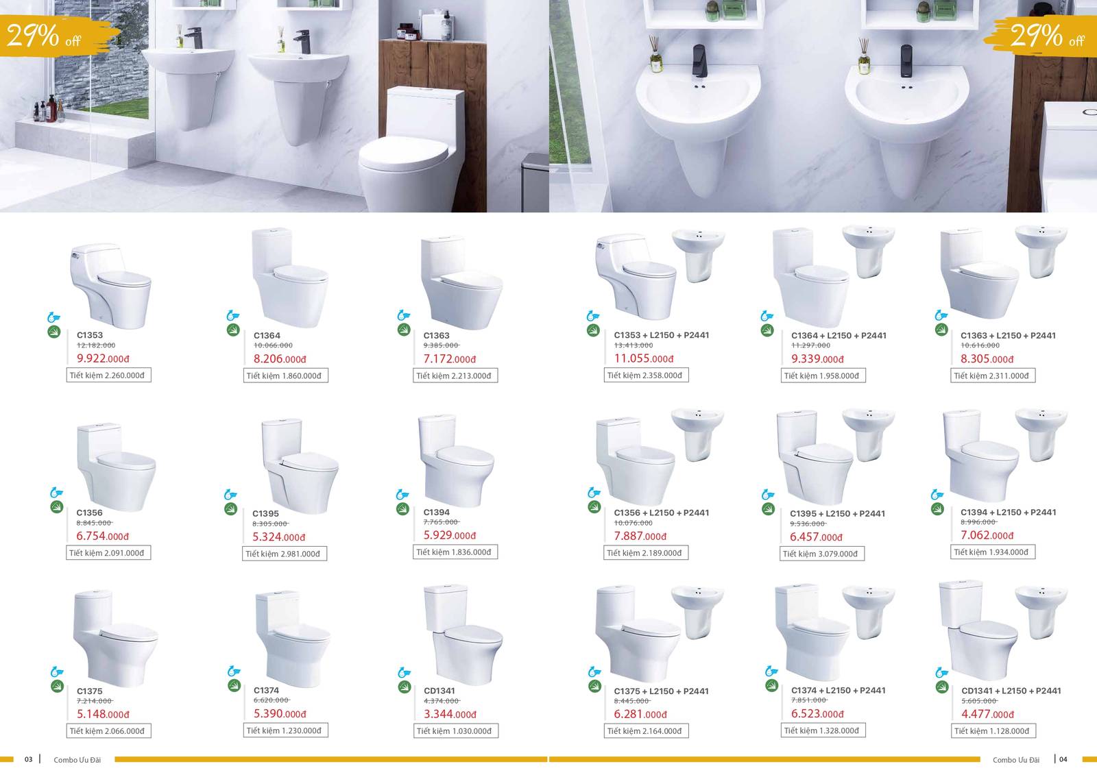 Khuyến mãi Thiết bị vệ sinh CAESAR cuối năm 2024 /Page 2